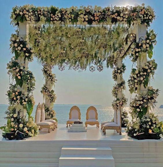 Floral Cascade Mandap