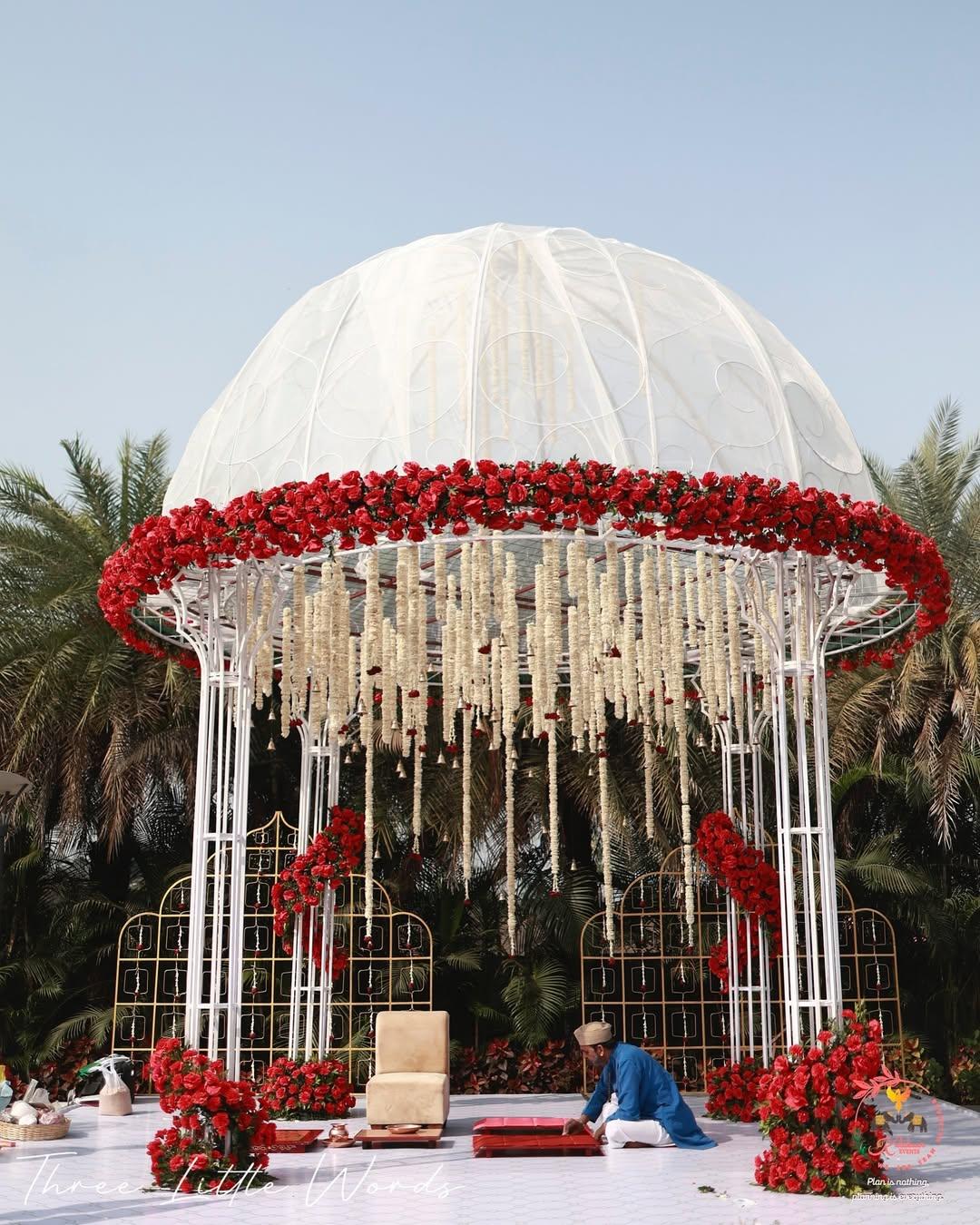 Scarlet Dome Mandap