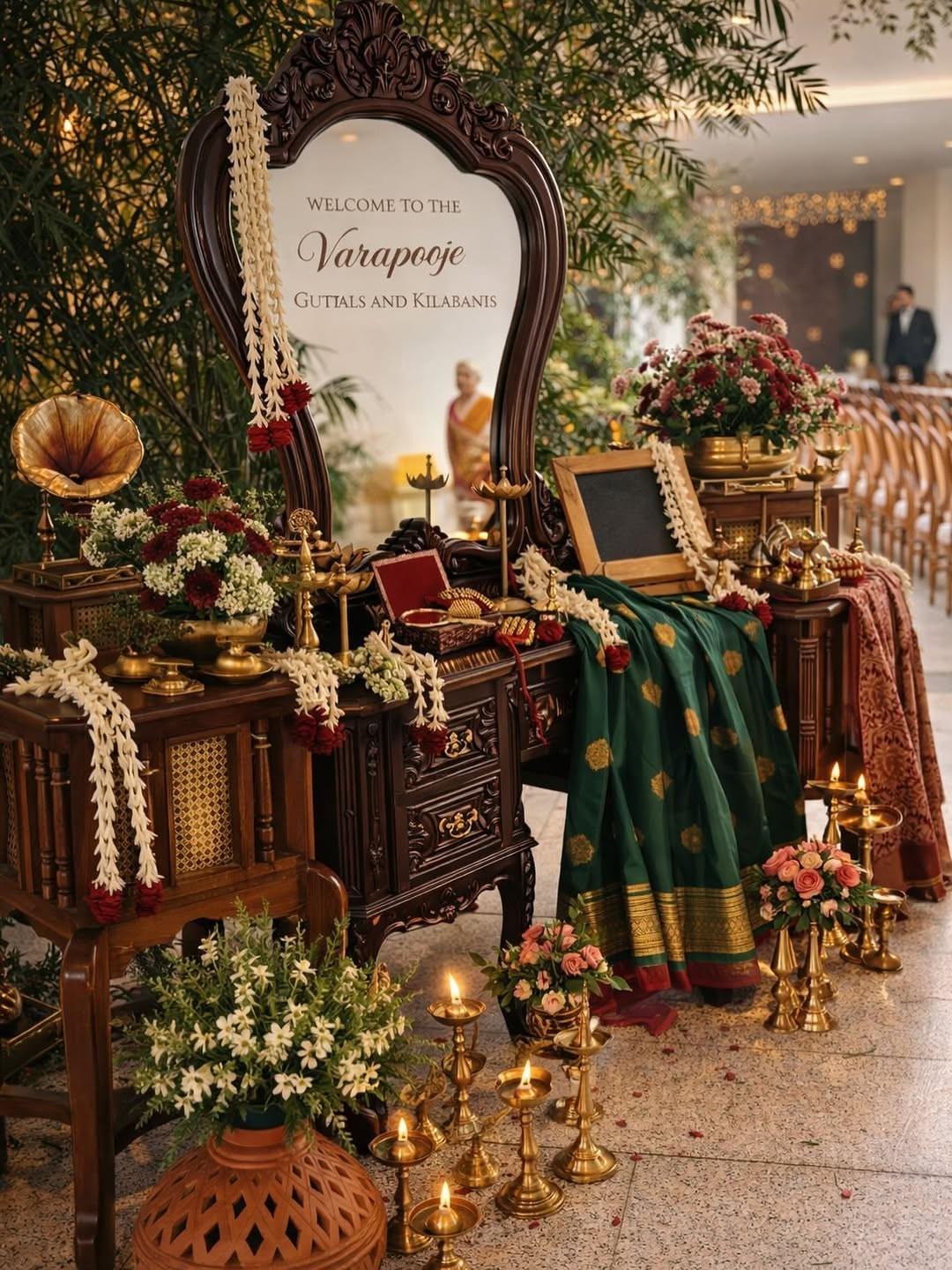 Antique Varapooja Vignette