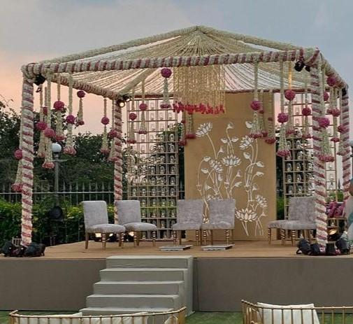 Peachbloom Poise Mandap