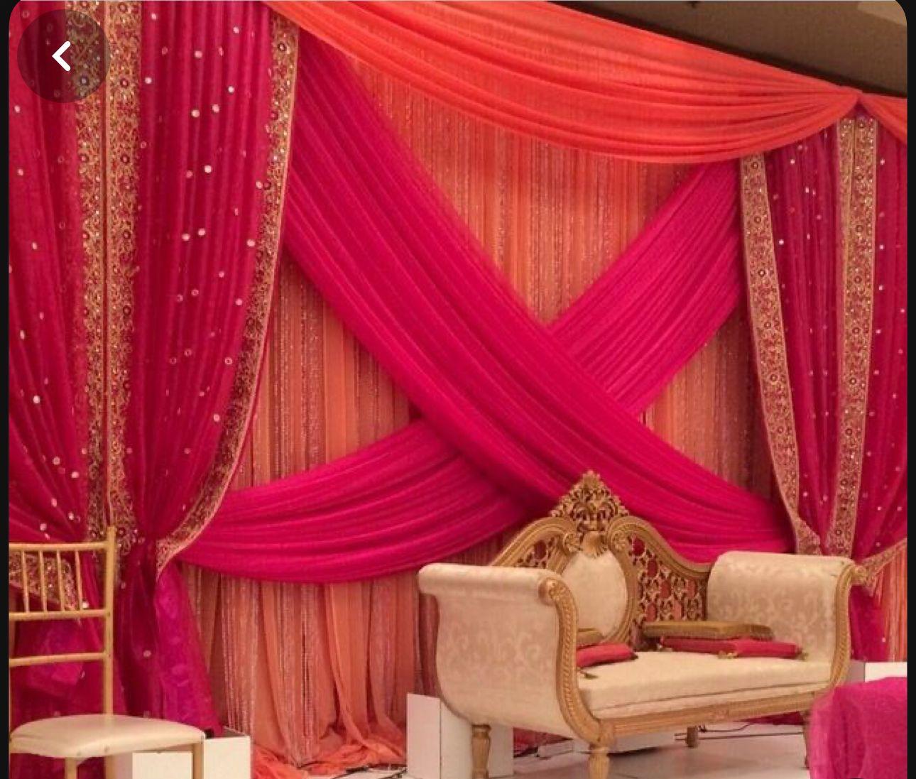 Radiant Rosette Drape