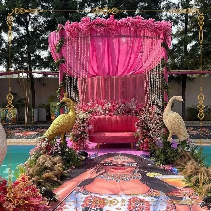 Fuchsia Canopy