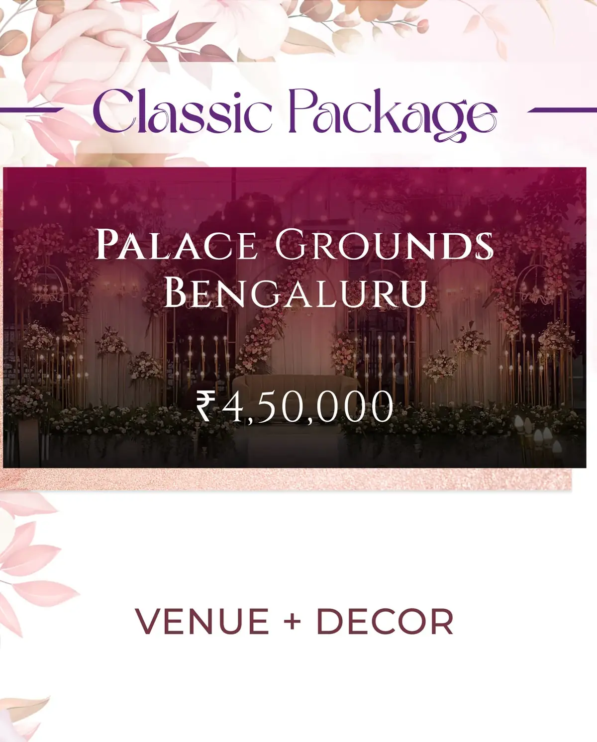 The Ultimate Wedding Experience at Palace Grounds, Bangalore – Packages for Every Dream Celebration